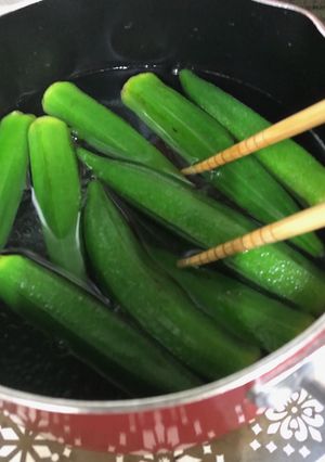 保存版✅オクラの下処理のやり方｜板ずり＆茹で方-レシピのメイン写真