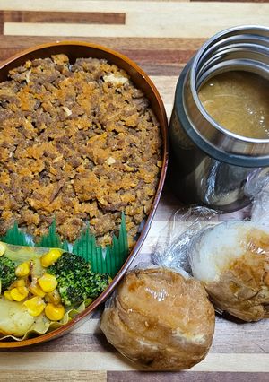 高校生男子お弁当26年2月5日-レシピのメイン写真