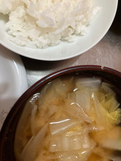 玉ねぎと白菜のお味噌汁-レシピのメイン写真