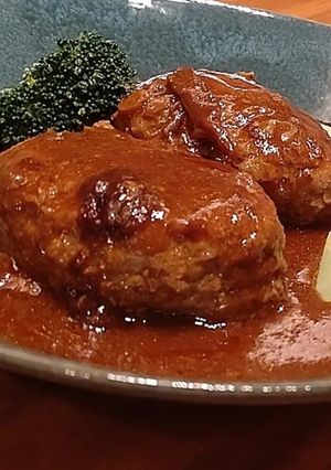 ハンバーグ-レシピのメイン写真