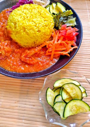 😊スパイスカレーの副菜に♪ズッキーニのアチャール-レシピのメイン写真