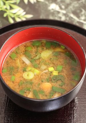 簡単！細玉葱のお味噌汁-レシピのメイン写真