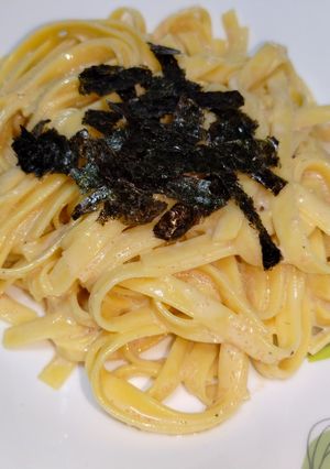 ワンパン 明太クリームパスタ-レシピのメイン写真
