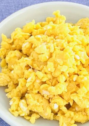 アレンジ無限大∞レンジで簡単🥚炒り卵-レシピのメイン写真
