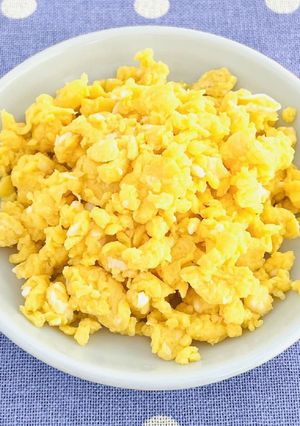 アレンジ無限大∞レンジで簡単🥚炒り卵-レシピのメイン写真