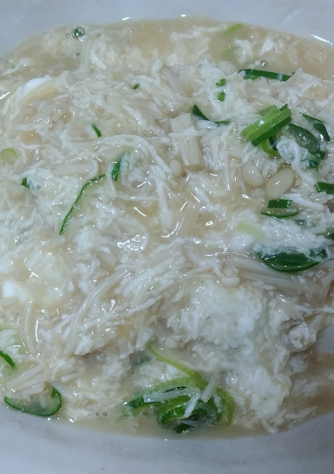 えのきと豆腐のとろろ餡-レシピのメイン写真