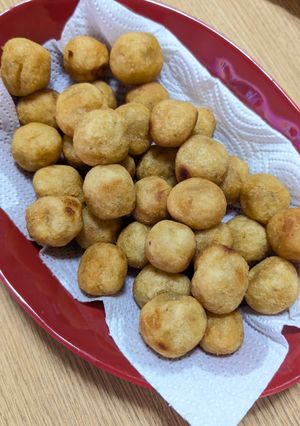 材料5つで！かりもちさつまいもボール-レシピのメイン写真