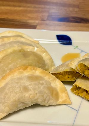 【おやつ】ツナとかぼちゃのサモサ-レシピのメイン写真