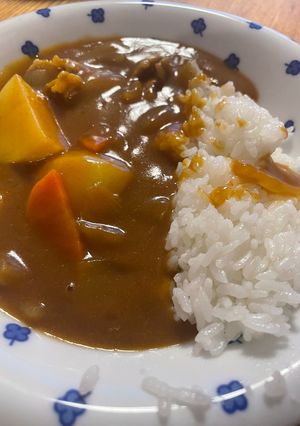 バーモンドカレー #うるちゅるひよこ風-レシピのメイン写真