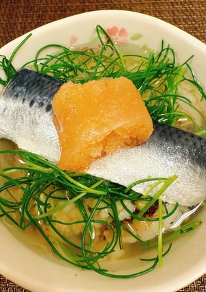おかひじきでお好み茶漬け😻-レシピのメイン写真