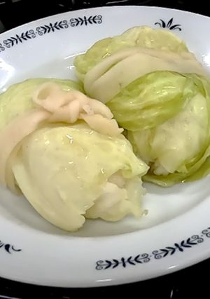 【食品安全】ロールキャベツおむすび-レシピのメイン写真