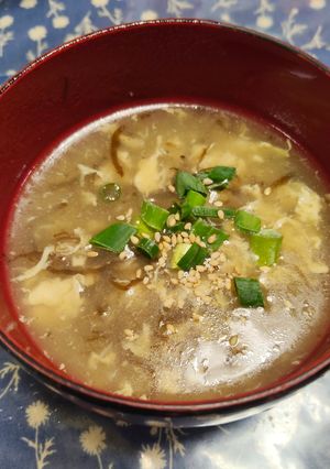 簡単🌟もずくと卵の中華スープ-レシピのメイン写真