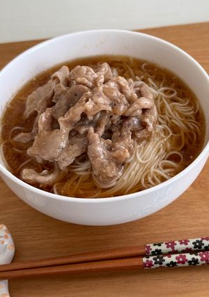 冷やしラーメン風そうめんアレンジ-レシピのメイン写真