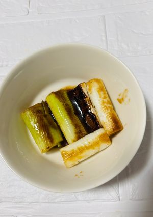 シンプル! ネギの味噌焼き-レシピのメイン写真