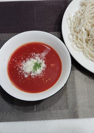 トマトめんつゆそうめん-レシピのメイン写真