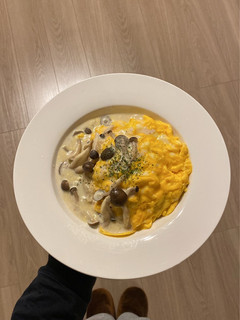 きのこクリームオムライス♥-レシピのメイン写真