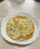 ニンニク鶏ガラそうめん