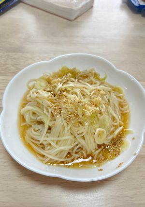 ニンニク鶏ガラそうめん-レシピのメイン写真