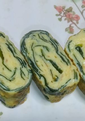 ワカメ入り卵焼き-レシピのメイン写真