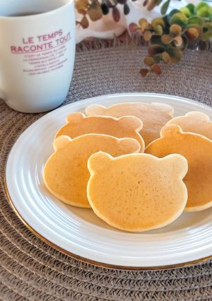 米粉とおからパウダーのパンケーキ。-レシピのメイン写真