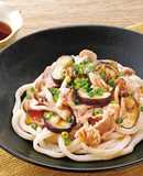 きのこたっぷりぶっかけうどん