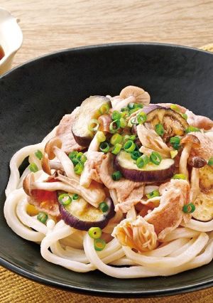 きのこたっぷりぶっかけうどん-レシピのメイン写真