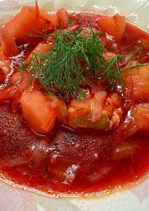 圧力鍋で絶対に濁らない美味しいボルシチ-レシピのメイン写真