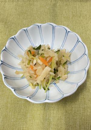 切干大根の酢の物-レシピのメイン写真