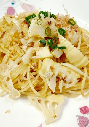 たけのこの和風ペペロンチーノ-レシピのメイン写真