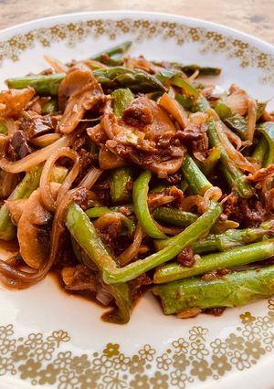 アスパラガスとお野菜のペペロンチーノ炒め-レシピのメイン写真