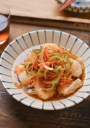 むね肉と彩り野菜の南蛮-レシピのメイン写真