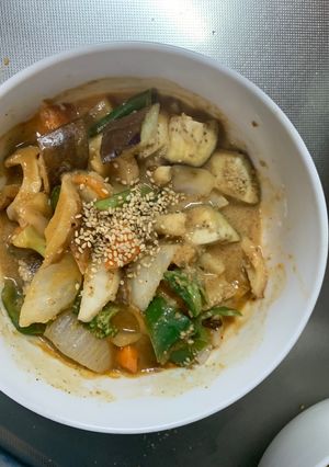 肉無チクワ洋風クリーミーキムチ味野菜炒め-レシピのメイン写真