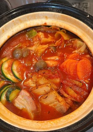ベーコンの発酵トマト鍋🍅-レシピのメイン写真