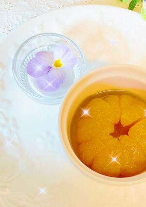 レンジでまるごとみかんコンポート🍊✨-レシピのメイン写真