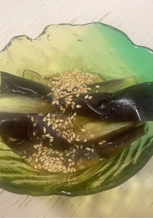 1品レンチン簡単！茄子の塩麹ポン酢お浸し-レシピのメイン写真