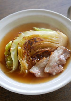 焼きキャベツのスープ-レシピのメイン写真