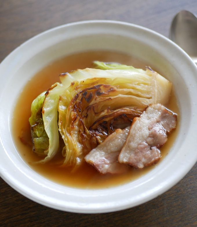 焼きキャベツのスープ-レシピのメイン写真