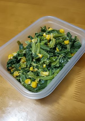 【作りおき】ほうれん草のカレーマヨ炒め-レシピのメイン写真