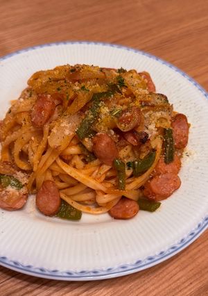 もちもちうどんナポリタン【冷凍うどん】-レシピのメイン写真
