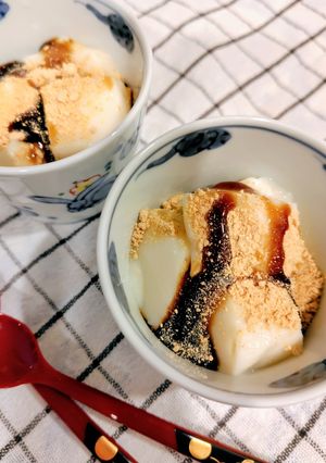 牛乳と片栗粉で☆ぷるぷるミルクわらびもち-レシピのメイン写真