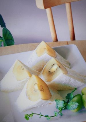 皮ごと☆丸ごと栄養☆キウイフルーツサンド-レシピのメイン写真