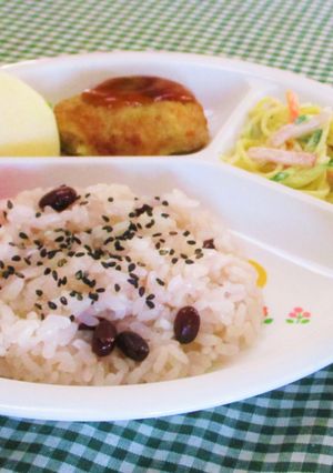 【幼児食】赤飯-レシピのメイン写真