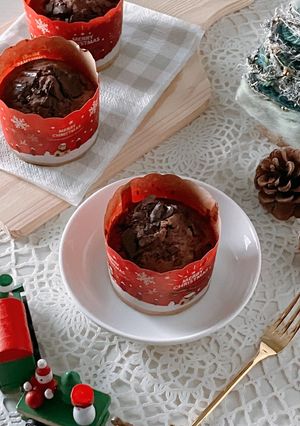 ホットケーキミックスで簡単チョコマフィン-レシピのメイン写真