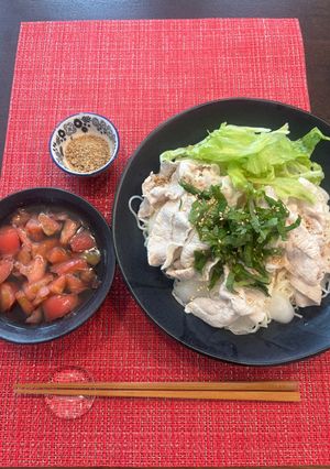手早く！栄養満点！豚しゃぶ素麺-レシピのメイン写真