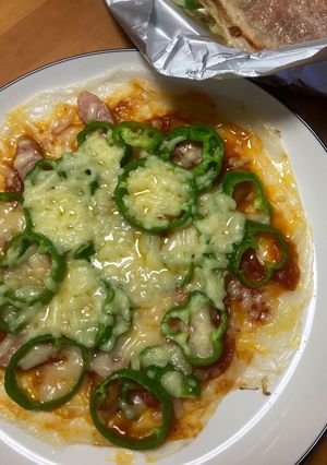 ライスペーパーピザ-レシピのメイン写真