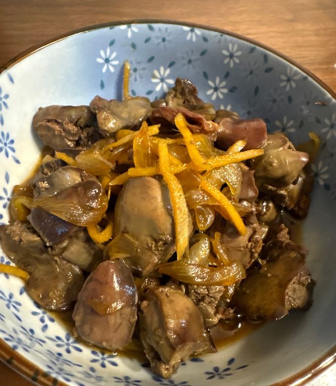貧血に鶏肝の甘辛煮！-レシピのメイン写真