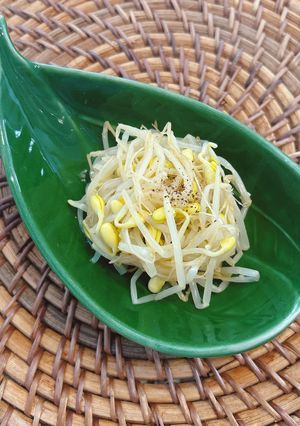 【レンチン爆速一品】豆もやしのナムル-レシピのメイン写真