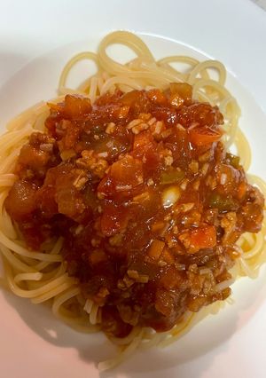 ウチのスパゲティミートソース-レシピのメイン写真