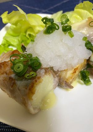 「厚揚げチーズの大葉・夏焼きおろし」-レシピのメイン写真