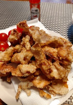 鶏皮ザクザクから揚げ-レシピのメイン写真